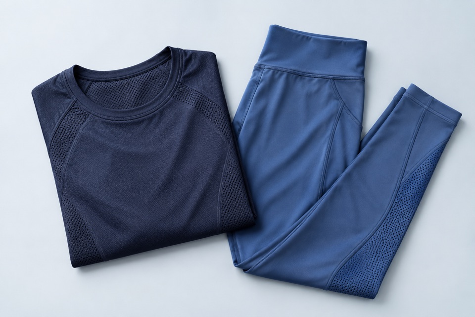 Maglia e leggings sportivi, concept illustrativo AI.